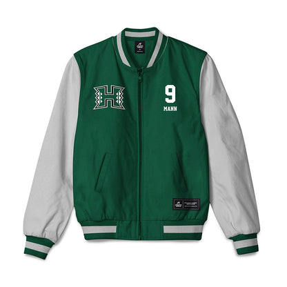 Hawaii - NCAA Beach Volleyball : Jesse Mann - Bomber Jacket-0