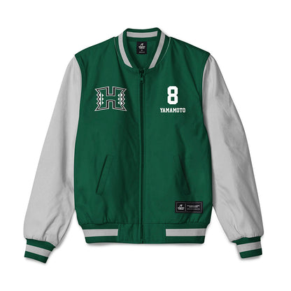 Hawaii - NCAA Softball : Cierra Yamamoto - Bomber Jacket-0