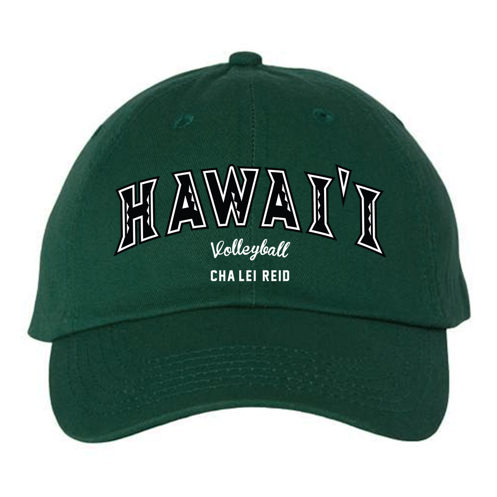 Hawaii - NCAA Women's Volleyball : Cha'lei Reid - Dad Hat-0