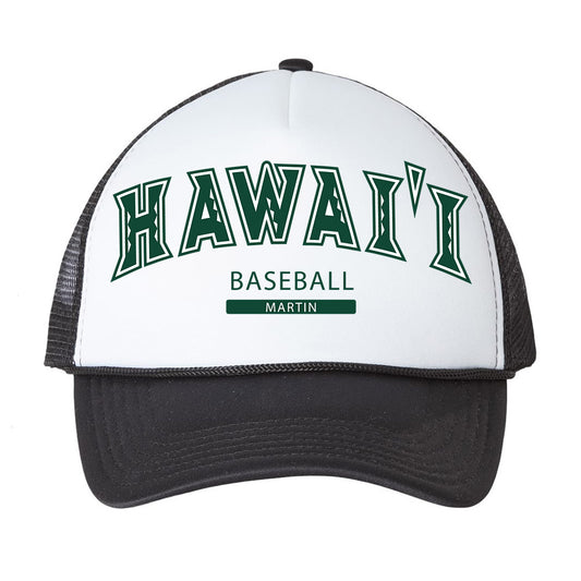 Hawaii - NCAA Baseball : Joshua Martin - Trucker Hat-0