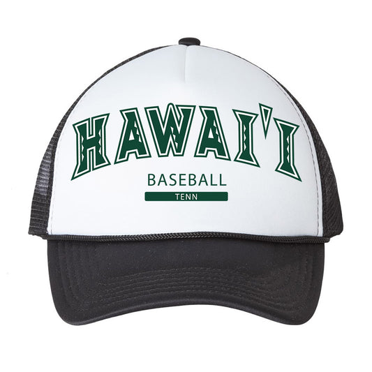 Hawaii - NCAA Baseball : Zacary Tenn - Trucker Hat-0
