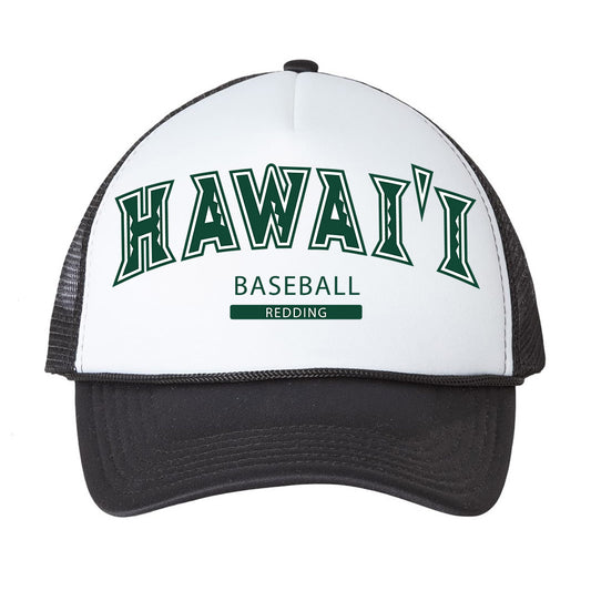 Hawaii - NCAA Baseball : Jake Redding - Trucker Hat-0