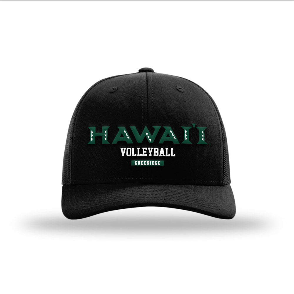 Hawaii - NCAA Men's Volleyball : Quintin Greenidge - Snapback Trucker Hat-0