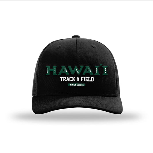 Hawaii - NCAA Women's Track & Field : Jessica Mackenzie - Snapback Trucker Hat-0
