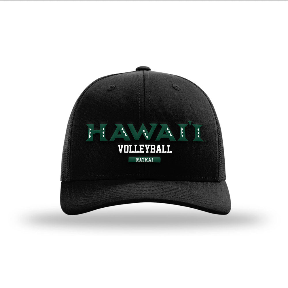 Hawaii - NCAA Women's Volleyball : Panna Ratkai - Snapback Trucker Hat-0