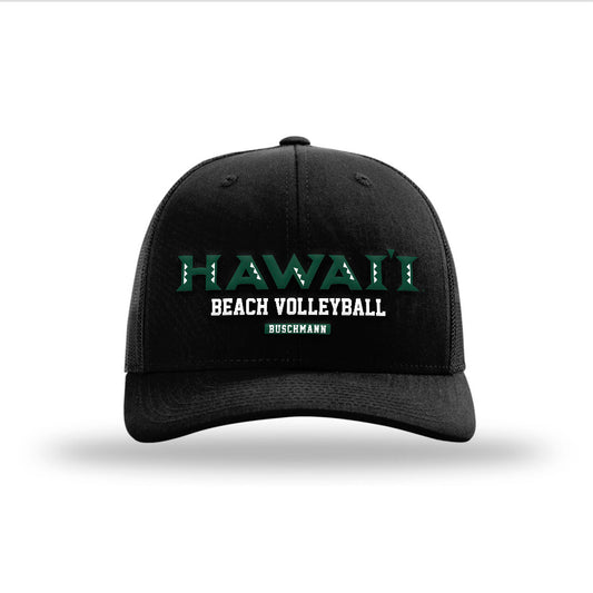 Hawaii - NCAA Beach Volleyball : Sophie Buschmann - Snapback Trucker Hat-0