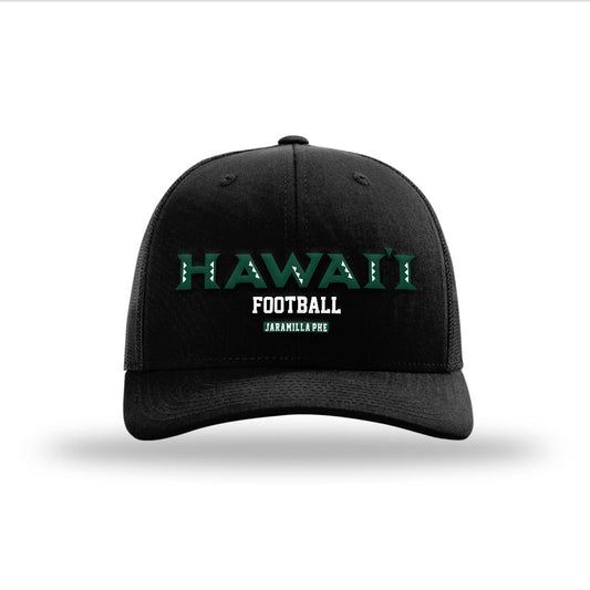 Hawaii - NCAA Football : Isaac Jaramilla-Phe - Snapback Trucker Hat-0