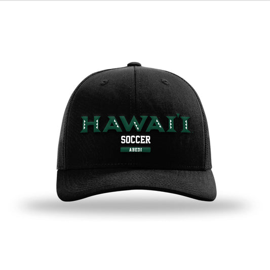 Hawaii - NCAA Women's Soccer : Parisa Abedi - Snapback Trucker Hat-0