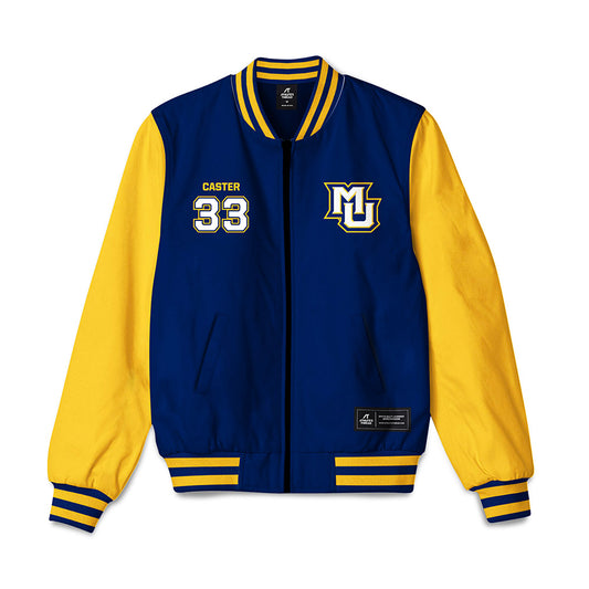 Marquette - NCAA Men's Lacrosse : Chandler Caster - Bomber Jacket-0