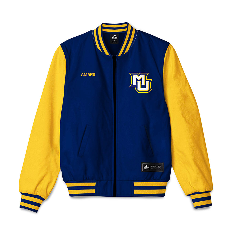 Marquette - NCAA Women's Swimming & Diving : Ariana Amaro - Bomber Jacket-0