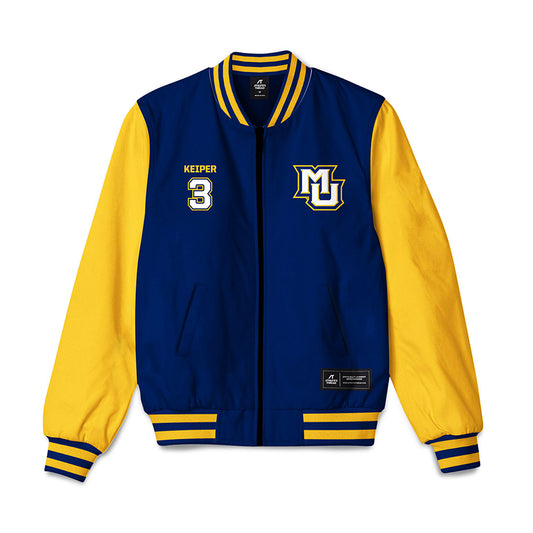 Marquette - NCAA Women's Soccer : Molly Keiper - Bomber Jacket-0