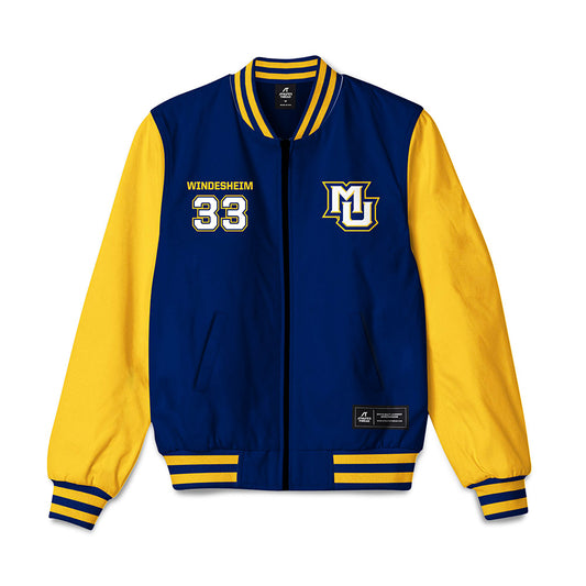 Marquette - NCAA Women's Lacrosse : Gabby Windesheim - Bomber Jacket-0