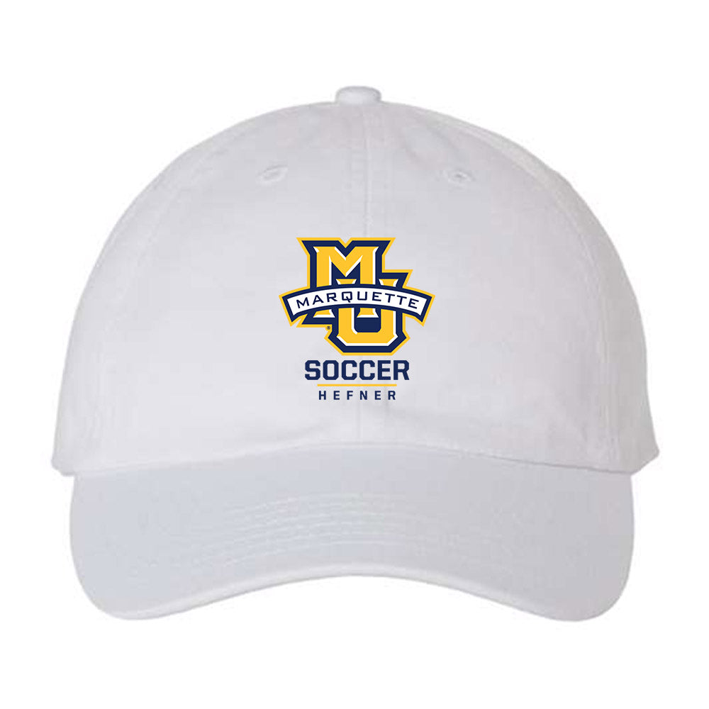 Marquette - NCAA Women's Soccer : Callie Hefner - Dad Hat-0