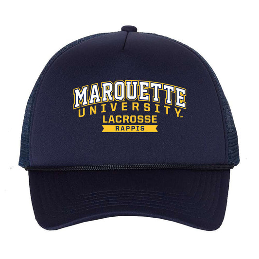 Marquette - NCAA Men's Lacrosse : Nolan Rappis - Trucker Hat-0
