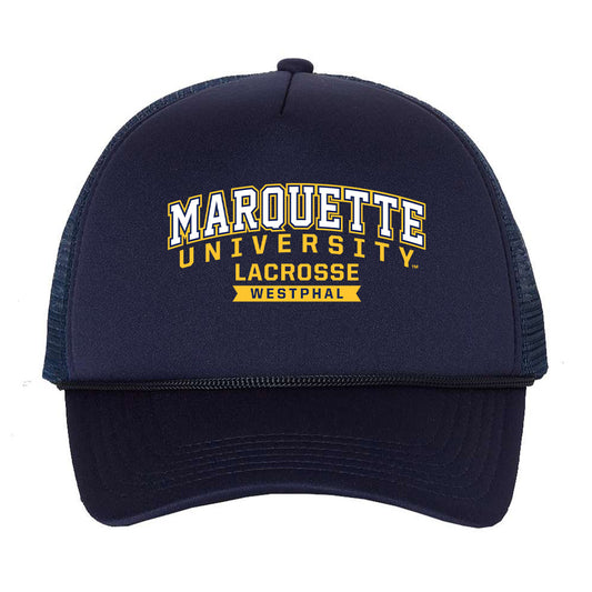 Marquette - NCAA Men's Lacrosse : Beau Westphal - Trucker Hat-0