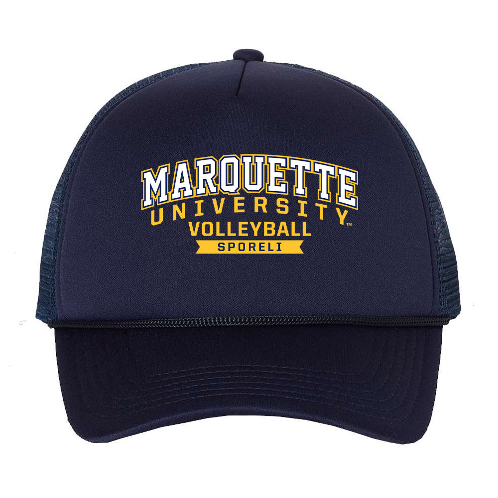 Marquette - NCAA Women's Volleyball : Berrak Sporeli - Trucker Hat-0
