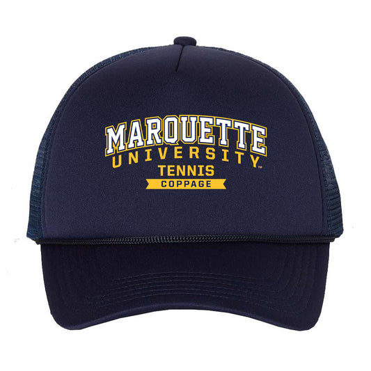 Marquette - NCAA Men's Tennis : Luke Coppage - Trucker Hat-0