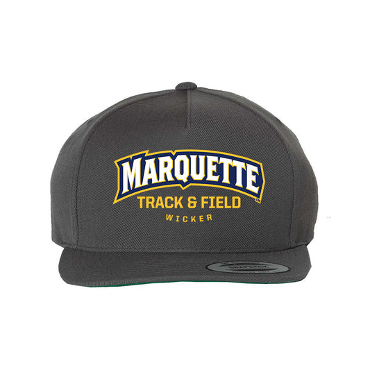 Marquette - NCAA Women's Track & Field : Elorie Wicker - Snapback Hat-0