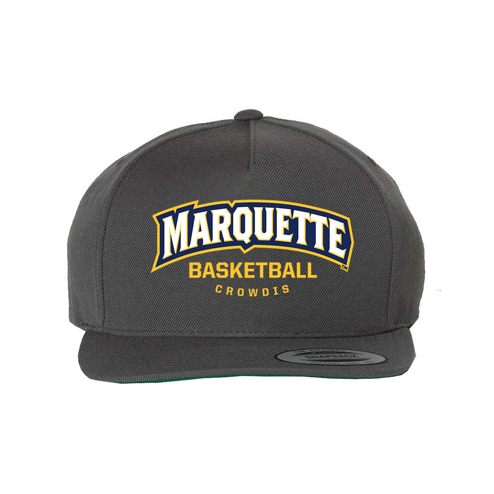 Marquette - NCAA Men's Basketball : Colton Crowdis - Snapback Hat-0