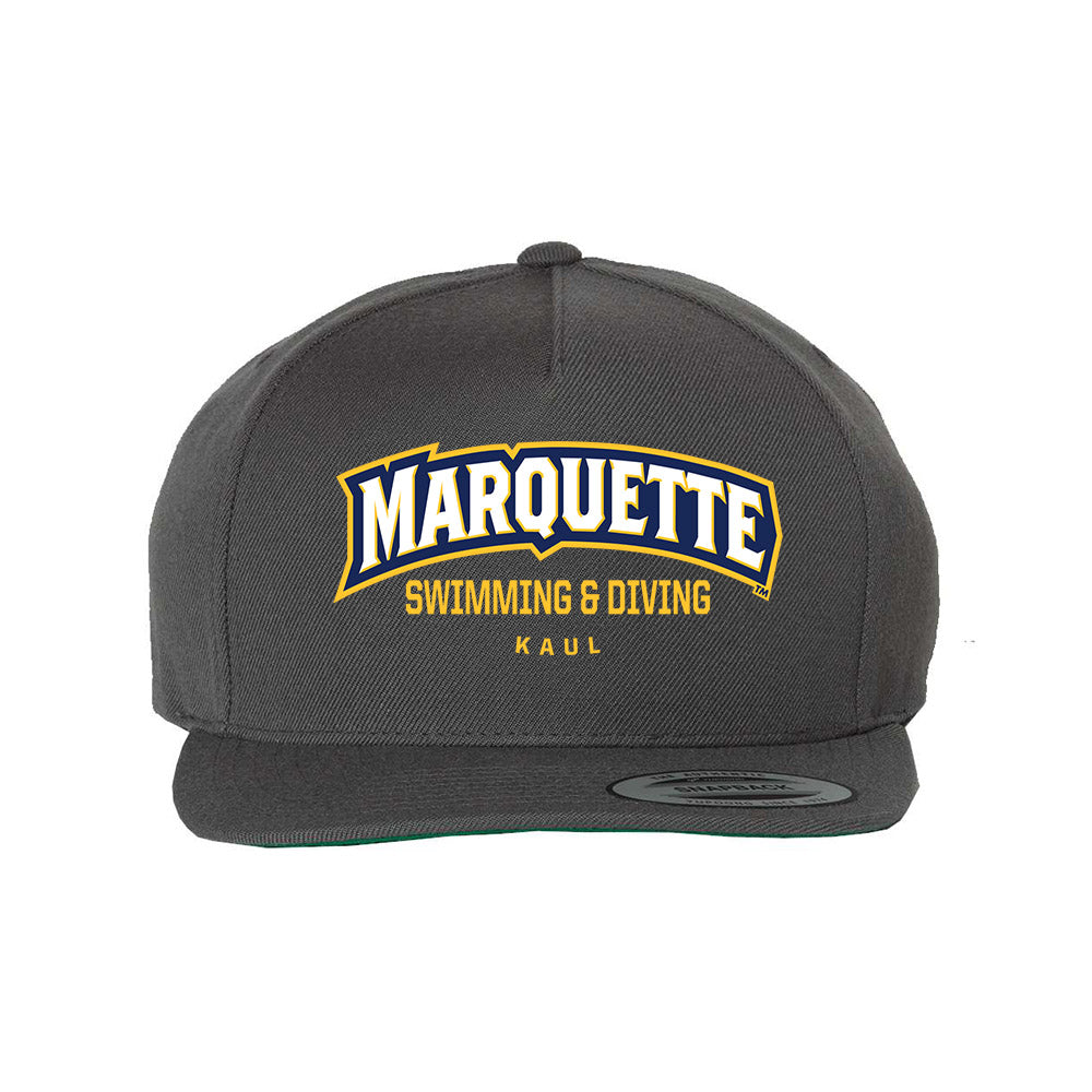 Marquette - NCAA Women's Swimming & Diving : Raleigh Kaul - Snapback Hat-0