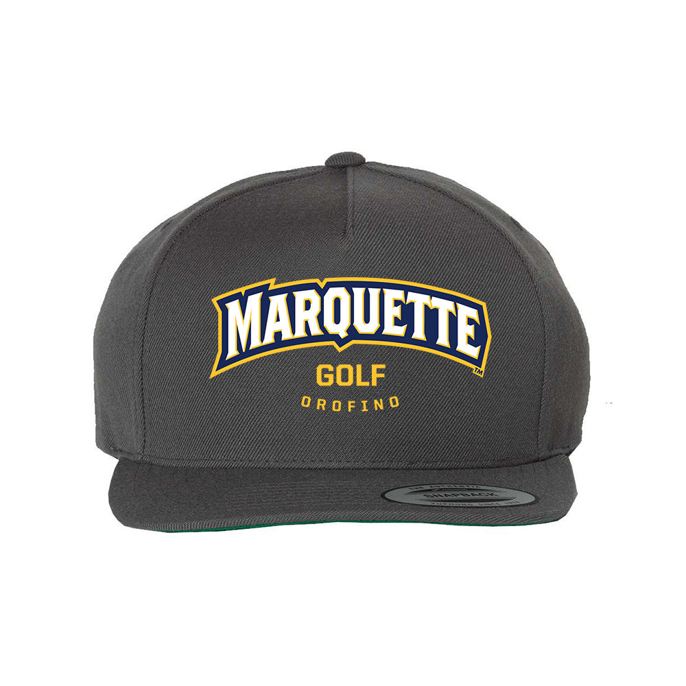 Marquette - NCAA Men's Golf : Holden Orofino - Snapback Hat-0