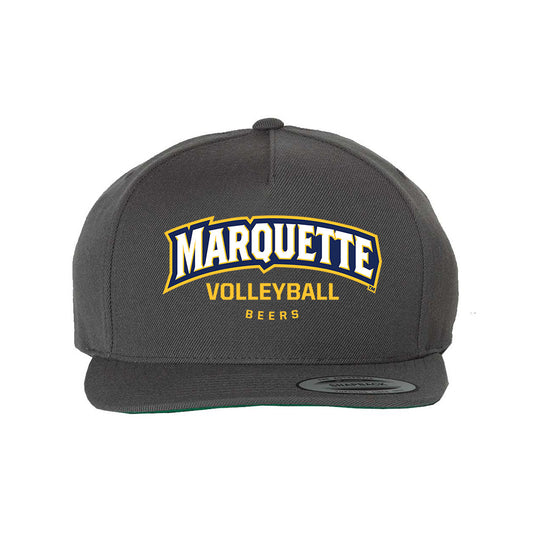 Marquette - NCAA Women's Volleyball : Alicia Beers - Snapback Hat-0