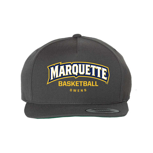 Marquette - NCAA Men's Basketball : Damarius Owens - Snapback Hat-0