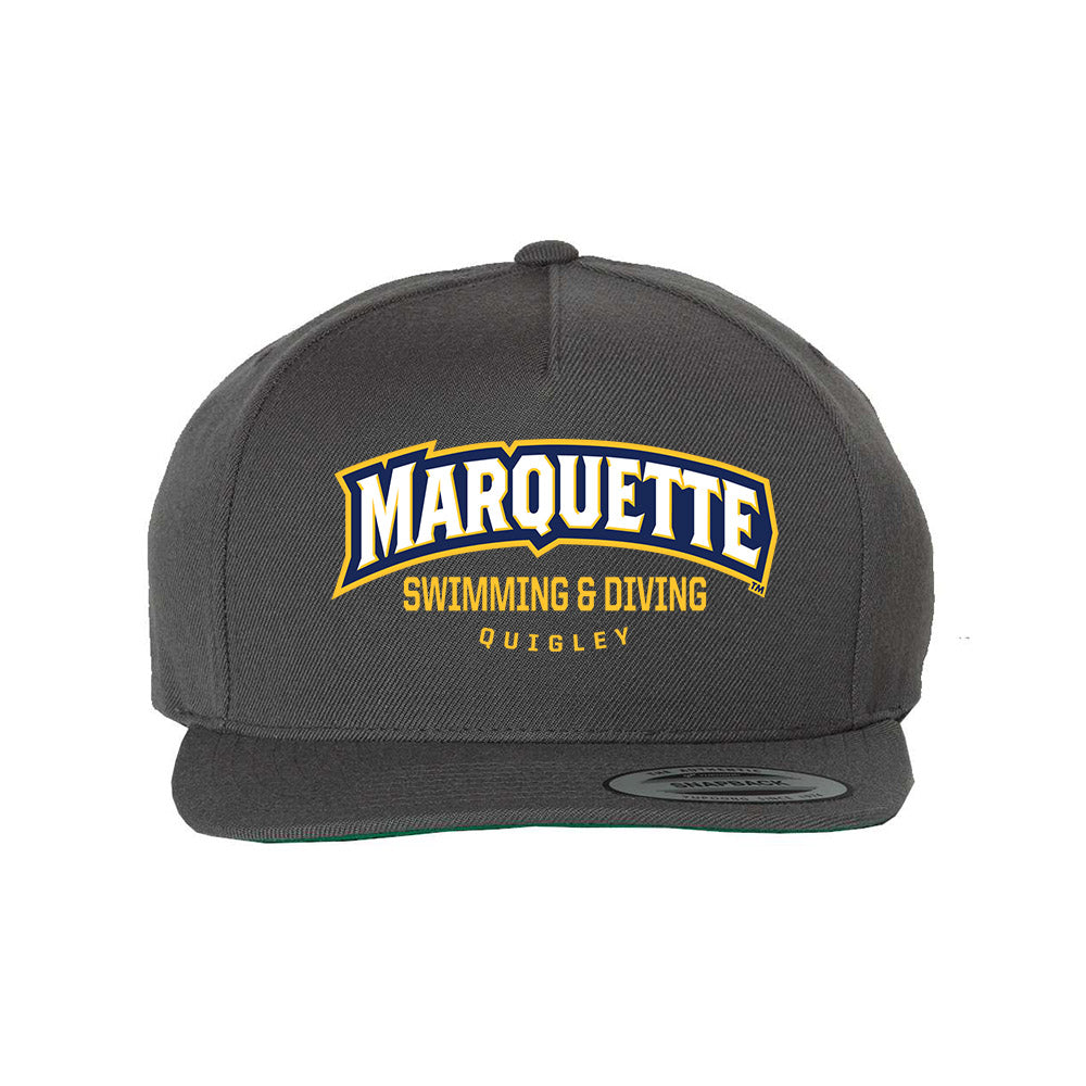 Marquette - NCAA Women's Swimming & Diving : Hannah Quigley - Snapback Hat-0