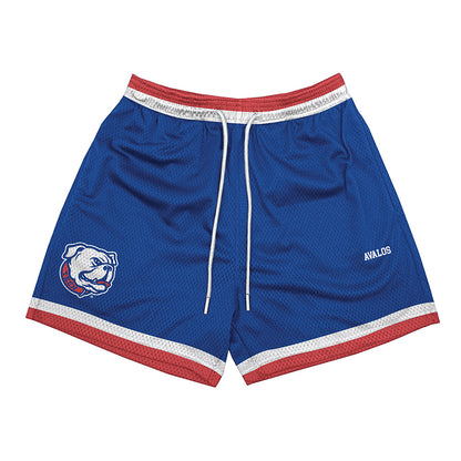 LA Tech - NCAA Women's Bowling : Paulina Avalos - Blue Shorts-0
