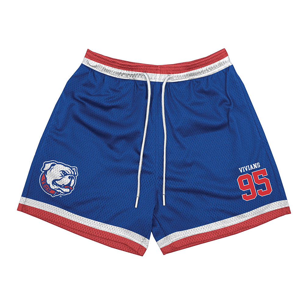 LA Tech - NCAA Football : Trevell Vivians - Blue Shorts-1