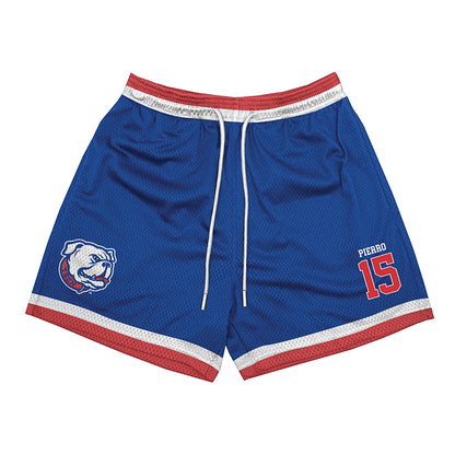LA Tech - NCAA Football : David Pierro - Blue Shorts-0