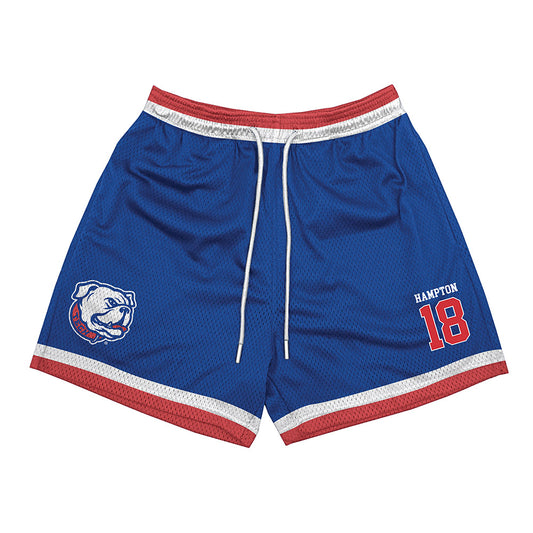 LA Tech - NCAA Football : Jaitlin Hampton - Blue Shorts-0