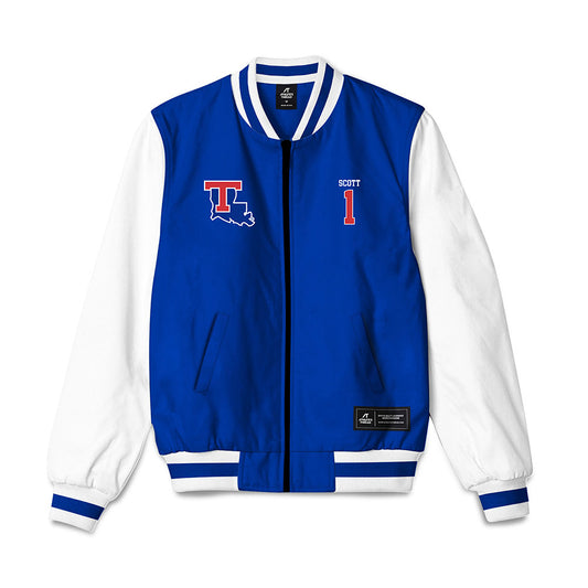 LA Tech - NCAA Baseball : Wesley Scott - Bomber Jacket-0