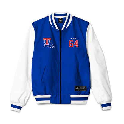 LA Tech - NCAA Football : Jake Acklin - Bomber Jacket