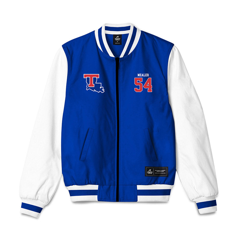 LA Tech - NCAA Football : Toby Mealer - Bomber Jacket-0