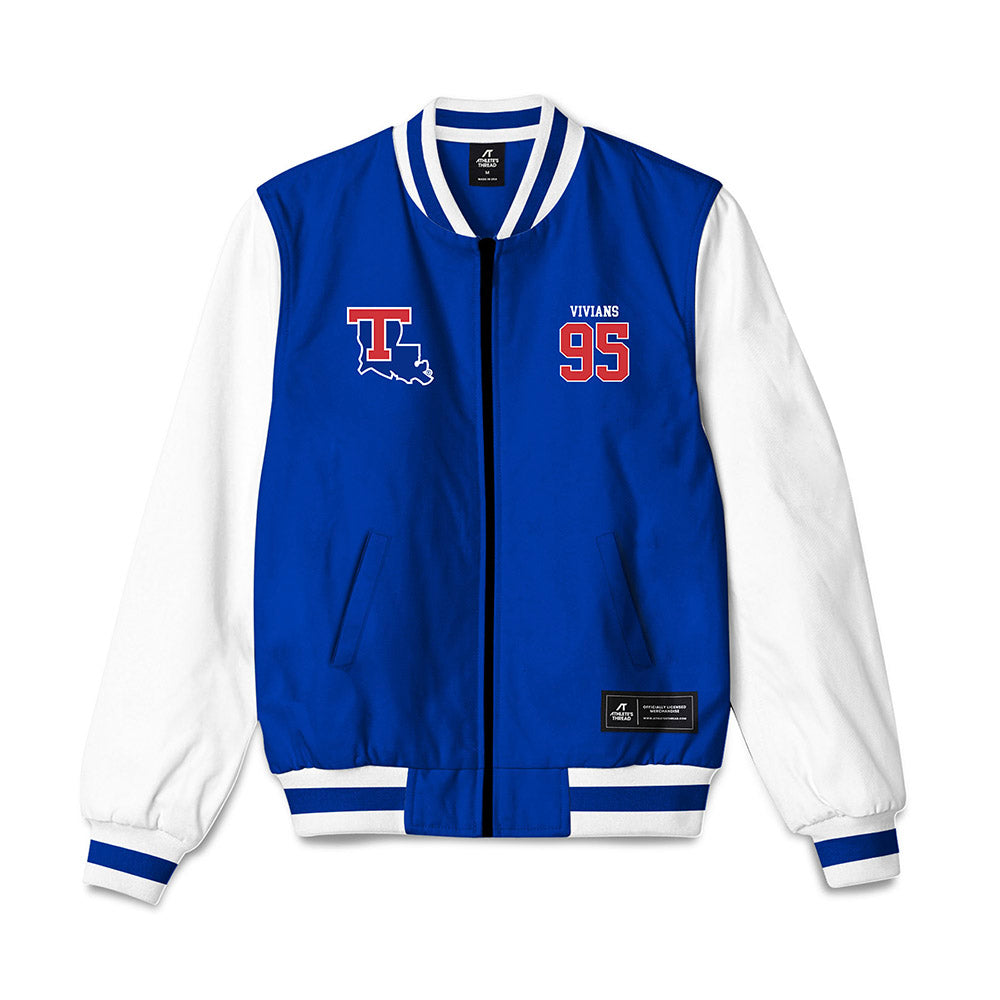 LA Tech - NCAA Football : Trevell Vivians - Bomber Jacket-0
