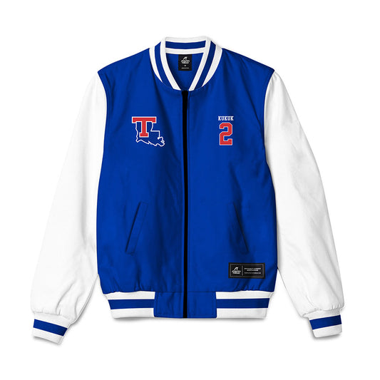 LA Tech - NCAA Football : Trey Kukuk - Bomber Jacket-0