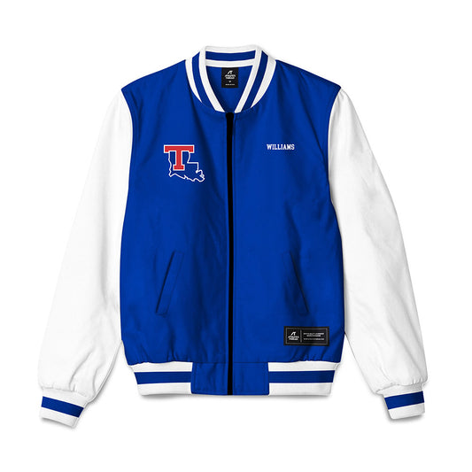 LA Tech - NCAA Men's Track & Field : Rickey Williams - Bomber Jacket-0