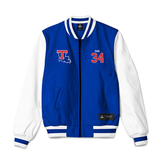 LA Tech - NCAA Baseball : Declan Dahl - Bomber Jacket-0