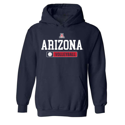 Arizona - NCAA Women's Volleyball : Shea Davis - Sport Shersey Hooded Sweatshirt-0