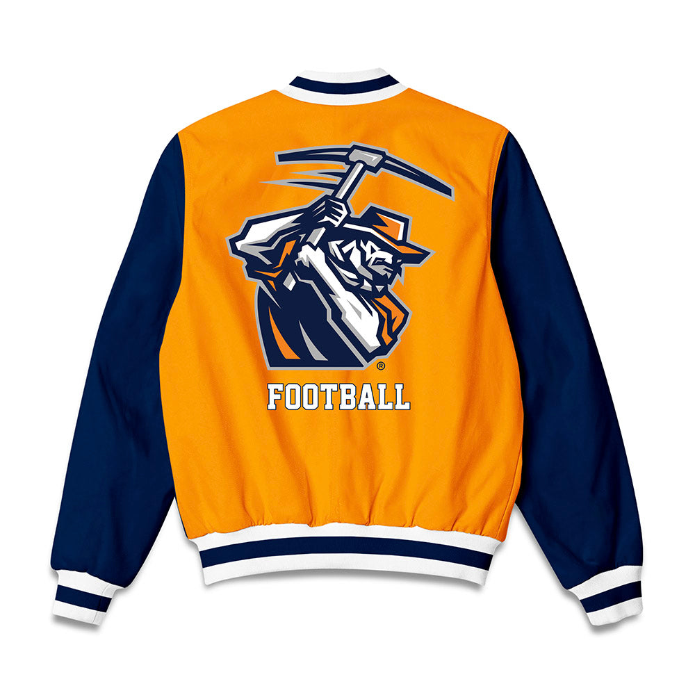 UTEP - NCAA Football : Joshua Wallace - Bomber Jacket-1