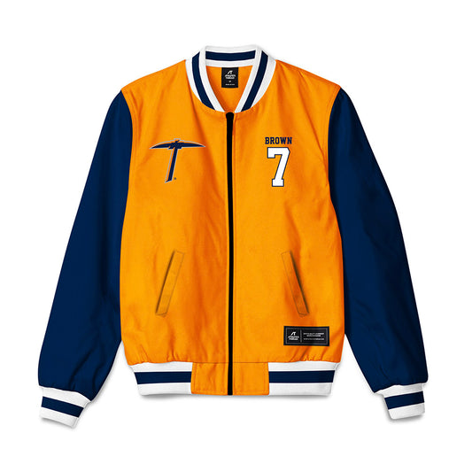 UTEP - NCAA Football : Jaylan Brown - Bomber Jacket-0