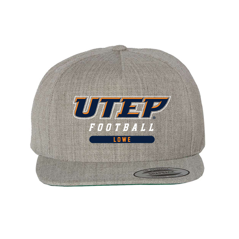 UTEP - NCAA Football : Kode Lowe - Snapback Hat-0