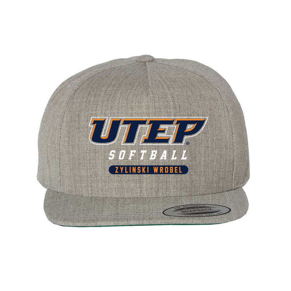 UTEP - NCAA Softball : Mallory Zylinski wrobel - Snapback Hat-0