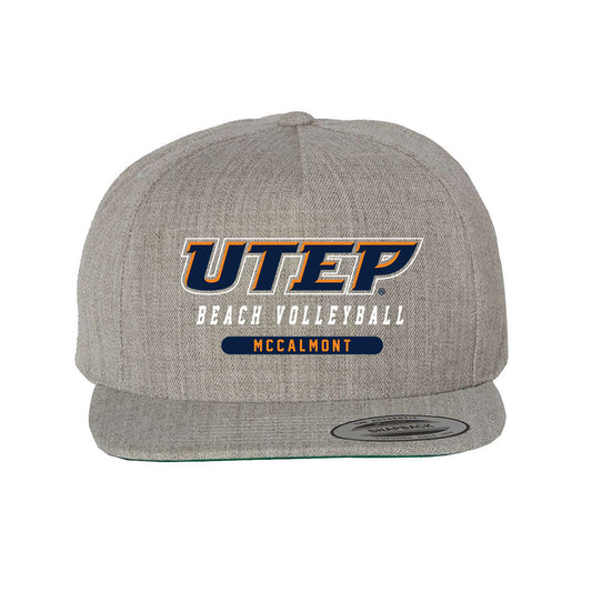 UTEP - NCAA Beach Volleyball : Deni McCalmont - Snapback Hat-0