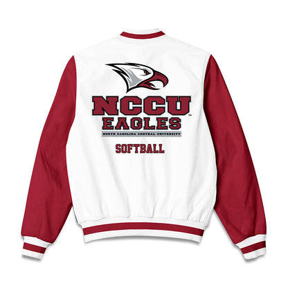 NCCU - NCAA Softball : Amiya VanMeter - Bomber Jacket-1