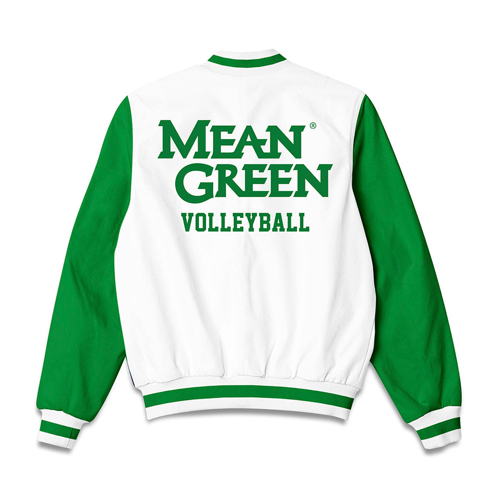 North Texas - NCAA Women's Volleyball : Dakota Mitchell - Bomber Jacket-3