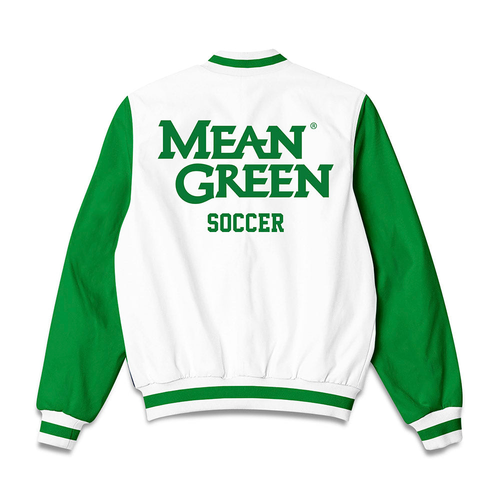 North Texas - NCAA Women's Soccer : Kelby Dansby - Bomber Jacket-1