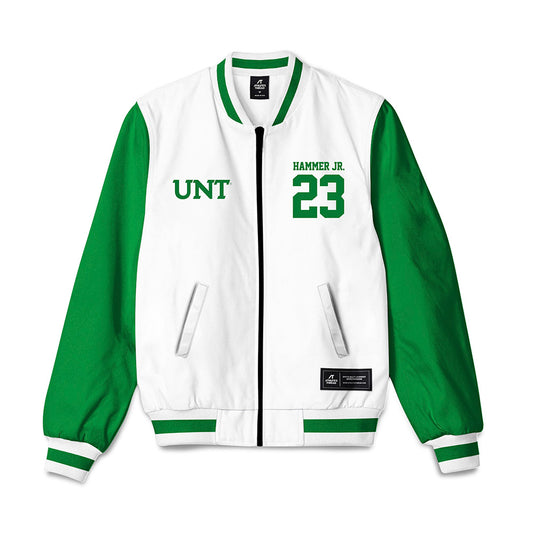 North Texas - NCAA Men's Basketball : Buddy Hammer Jr. - Bomber Jacket-0