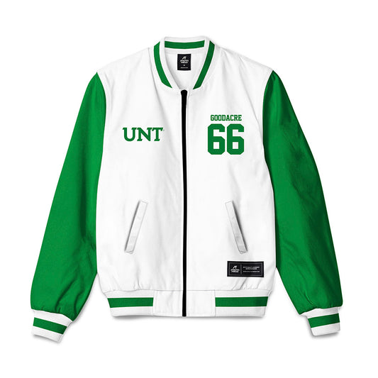 North Texas - NCAA Football : Willie Goodacre - Bomber Jacket-0